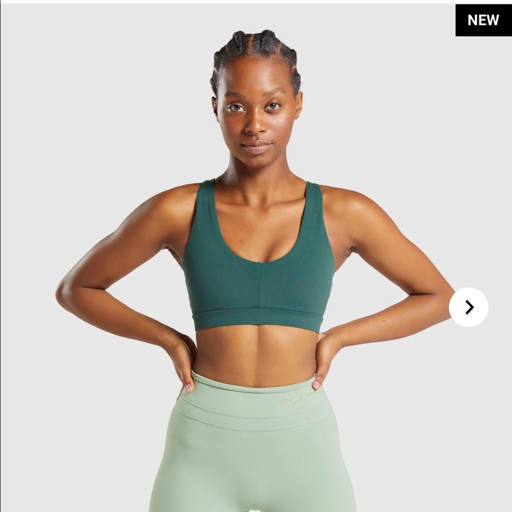 Whitney x Gymshark sports bra